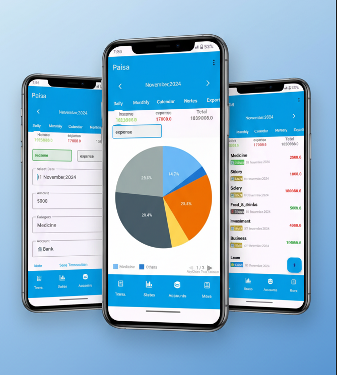 Paisa Expense Manager preview